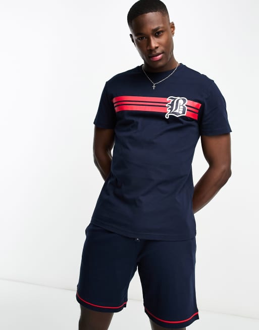 Threadbare – Boston – Marinblått mysset i collegestil