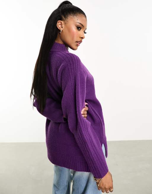 Turtle neck oversized jumper sale