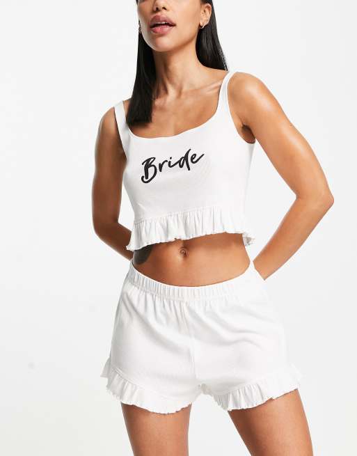 Bride shorts and store tank top