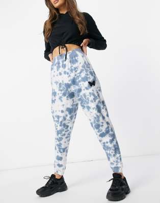 butterfly tie dye sweatpants