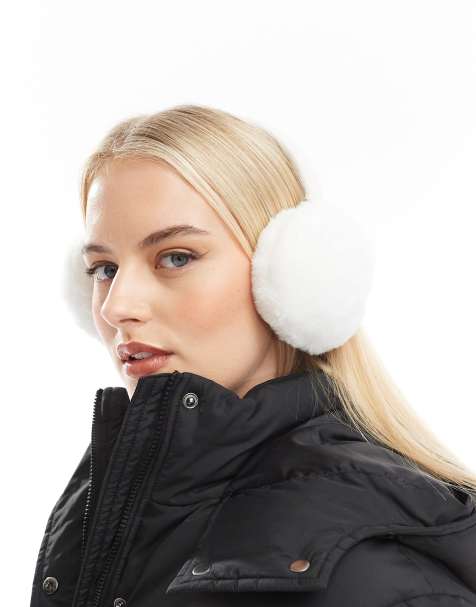 Threadbare - Cache-oreilles en fausse fourrure - Blanc - view 1