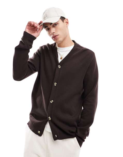 Threadbare - Cardigan marrone cioccolato - view 1