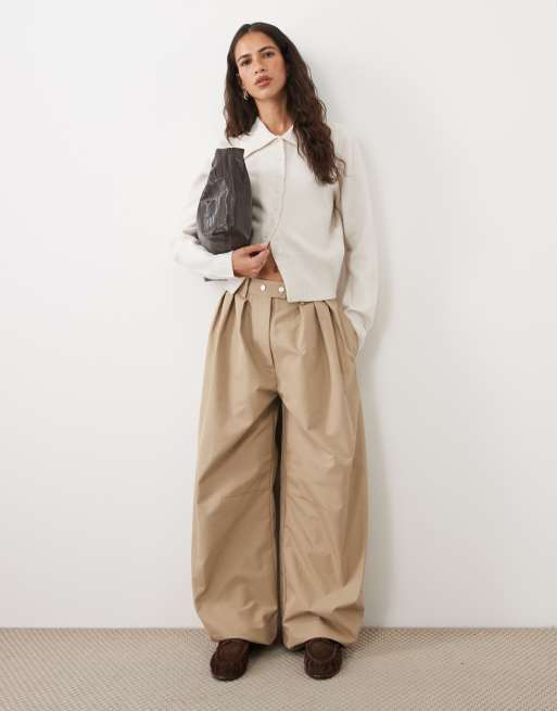 Threadbare cardigan with peter pan collar in ecru, 2 of 4