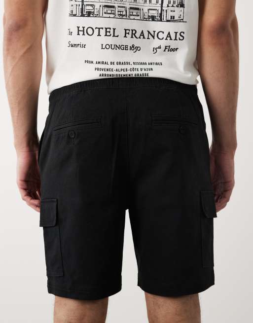 Threadbare – Cargo-Shorts in Schwarz, 5 von 5