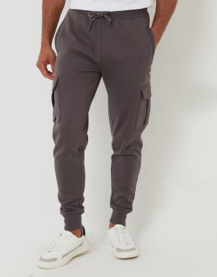 Threadbare Cargo Style Joggers In Grey