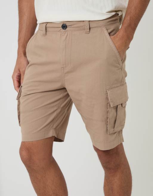 Threadbare - Cargoshort in stone, 3 van 3