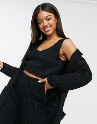 sweatpants with cardigan