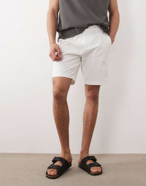 Threadbare - Chino corti bianchi, 3 di 5