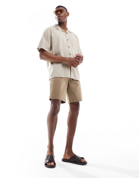 Threadbare – Chino-Shorts in Braun - view 1