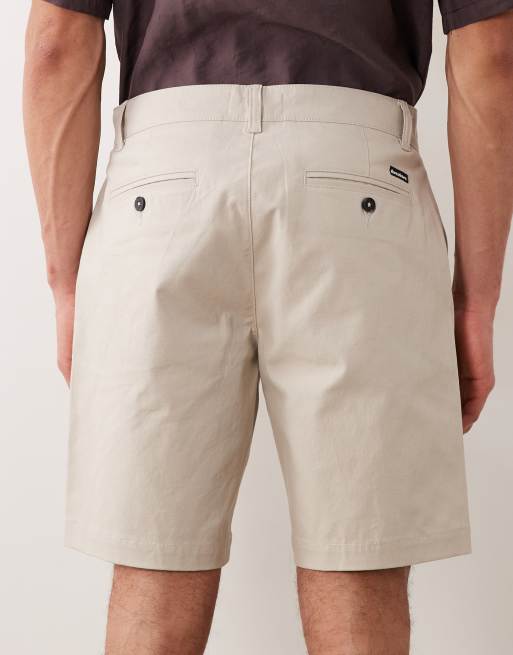 Threadbare chino shorts in light stone, 5 of 5