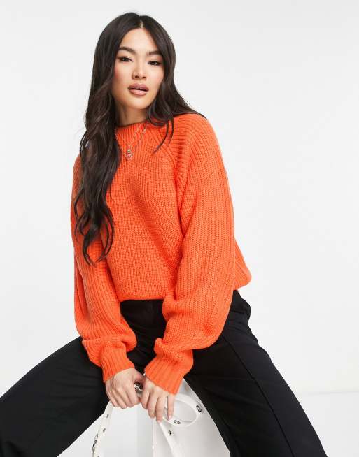 Threadbare - Chloe - Maglione con collo alto arancione