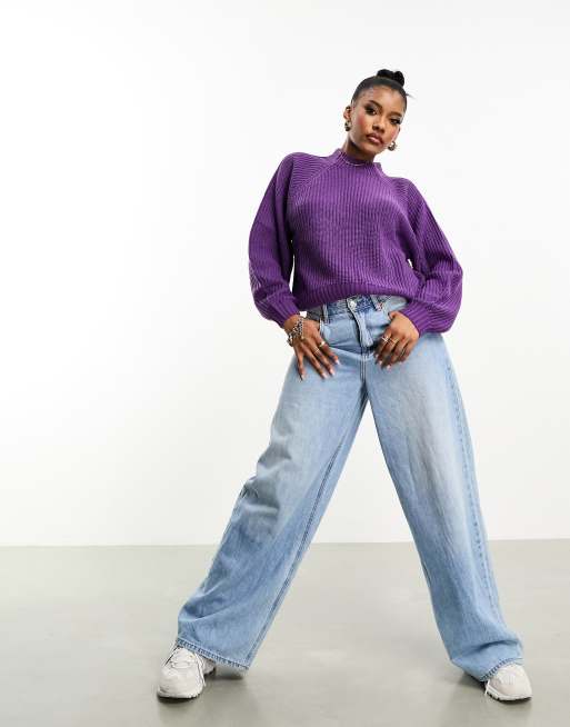 Threadbare - Chloe - Pull col montant - Violet