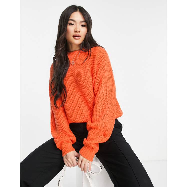 Oversized on sale orange turtleneck