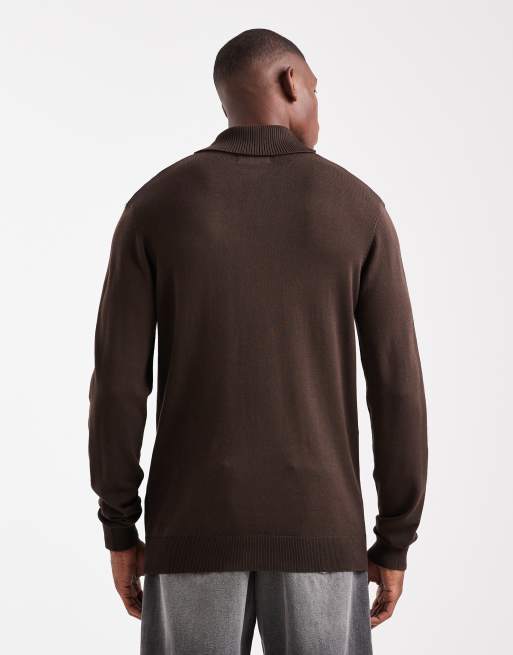 Threadbare – Chokladbrun polotröja, 3 av 5