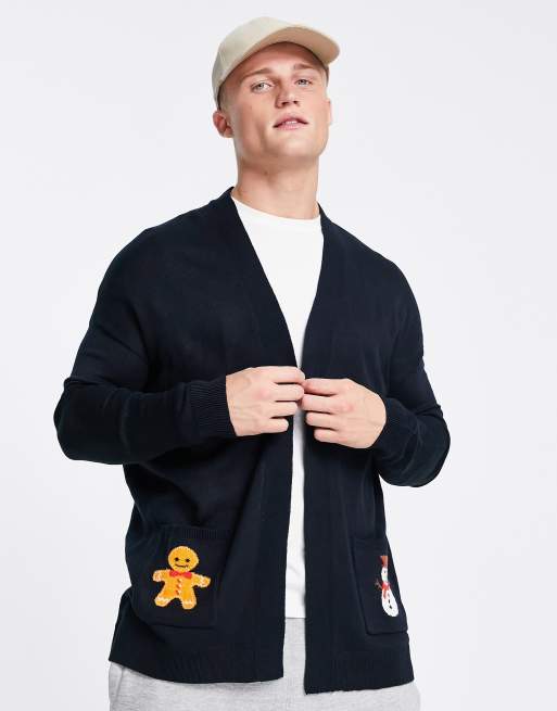 Asos shop navy cardigan