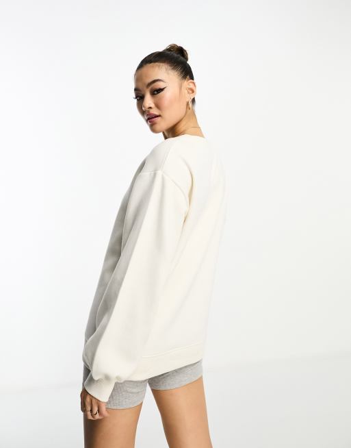 Threadbare Christmas printed sweater in ecru, 2 of 4