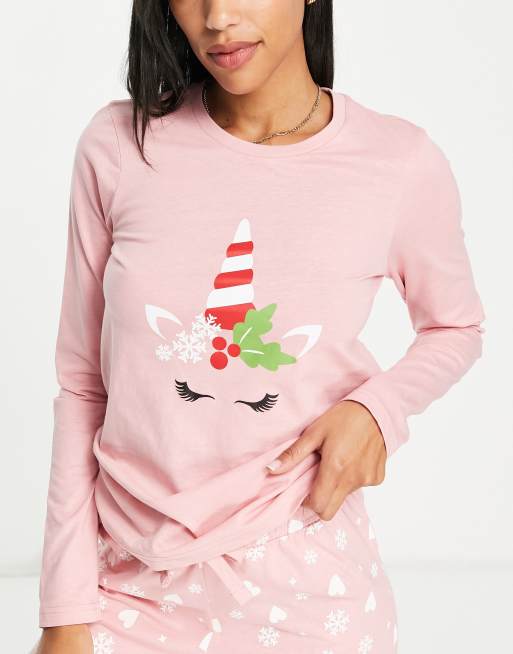 Christmas discount unicorn pajamas