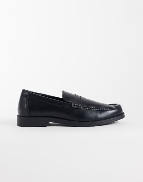 Threadbare classic loafers in black - view 1