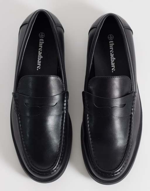 Threadbare classic loafers in black, 2 of 4