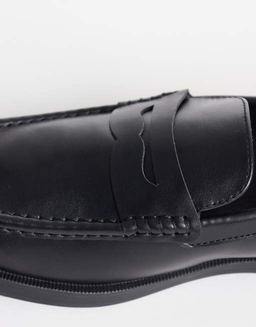 Threadbare classic loafers in black, 3 of 4