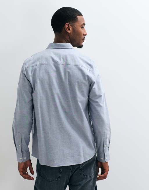 Threadbare classic oxford shirt in pale blue, 5 of 5