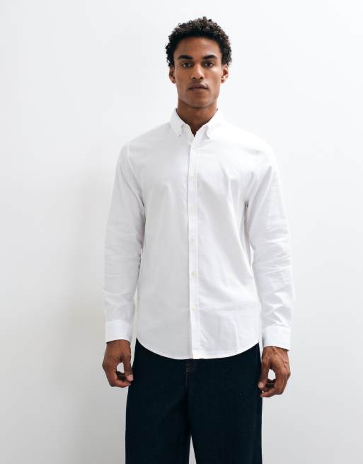 Threadbare classic oxford shirt in white, 2 of 5