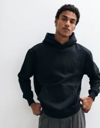 Threadbare classic relaxed fit hoodie in black