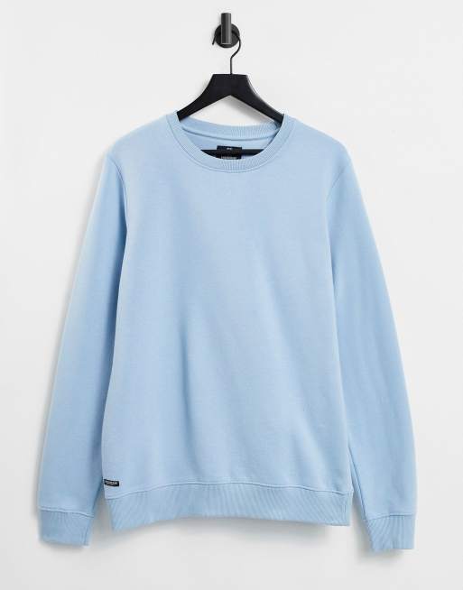 Threadbare co-ord crew neck sweatshirt in purist blue | ASOS