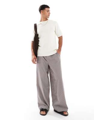 Threadbare Cotton Rich Knit T-shirt In White