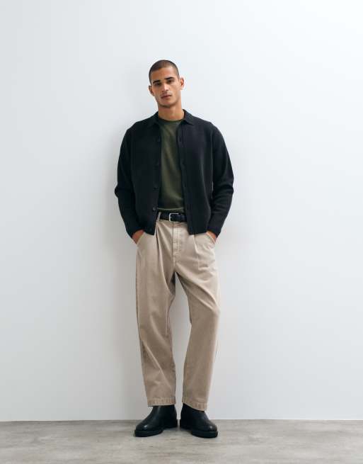 Threadbare cotton short sleeve T-shirt in khaki, 2 of 5