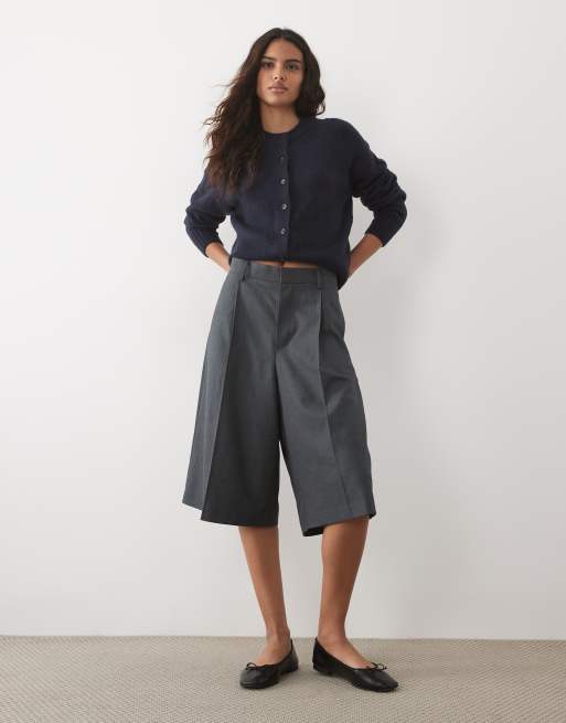 Threadbare crew neck cardigan in navy, 2 of 4