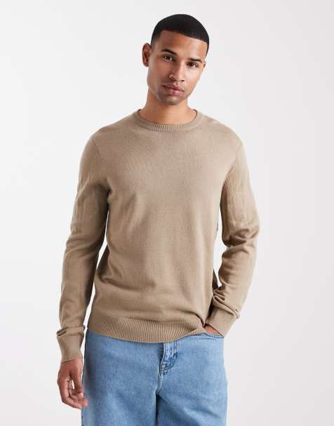 Threadbare crew neck sweater in oat - view 1