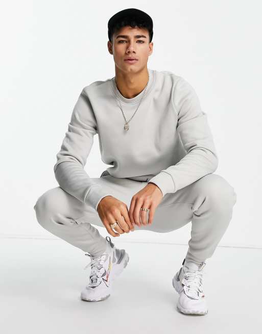 Asos mens grey tracksuit on sale