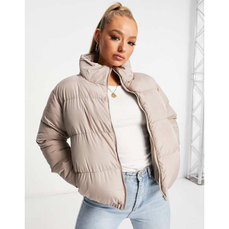 GUCCI CROPPED PUFFER JACKET TAN – GARMENTSBLEND