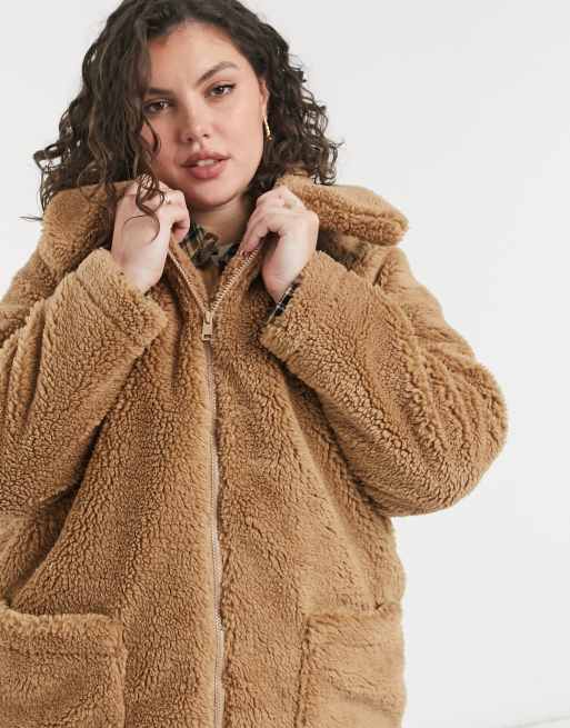 Tan borg teddy on sale coat