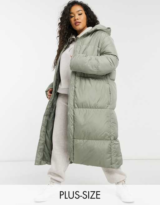 threadbare jodie longline puffer coat