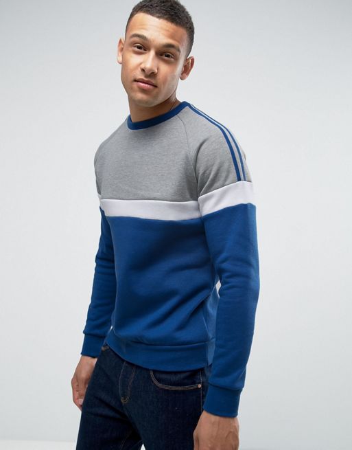 Threadbare Cut and Sew Color Sweat | ASOS