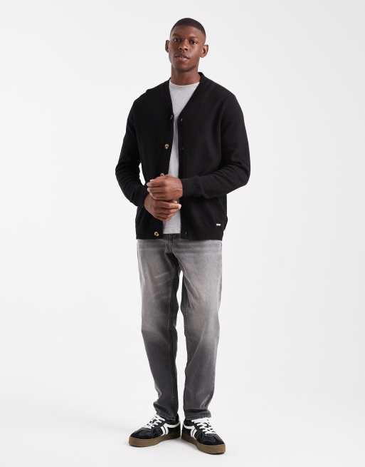 Threadbare – Czarny dzianinowy kardigan, 2 z 5