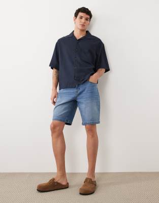 Threadbare Denim Shorts In Multi