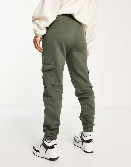 Khaki cargo hot sale joggers womens