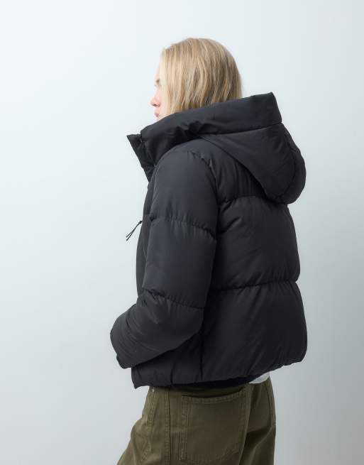 Threadbare doudoune courte à capuche noire, 4 de 4
