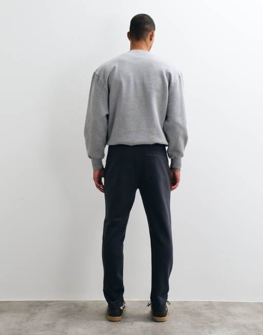 Threadbare drawstring fleece trackies in charcoal, 3 of 5