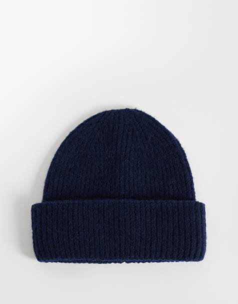 Threadbare dziergana czapka beanie granatowa - view 1