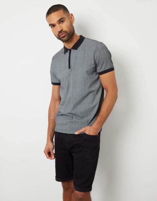 Threadbare 'edmonton' turn up denim shorts in black, 4 of 5