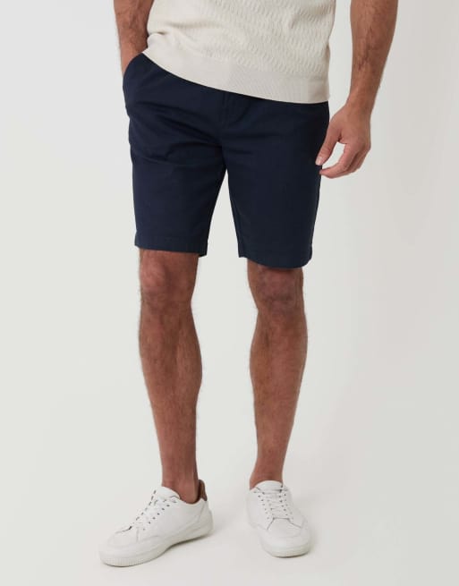 Threadbare Elasticated waist stretch chino shorts in navy, 2 of 4