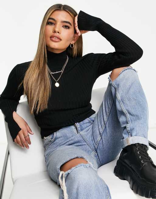 Split deals sleeve sweater