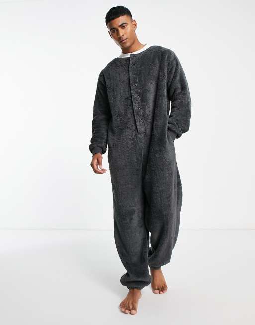 Threadbare Elm all in one in charcoal borg