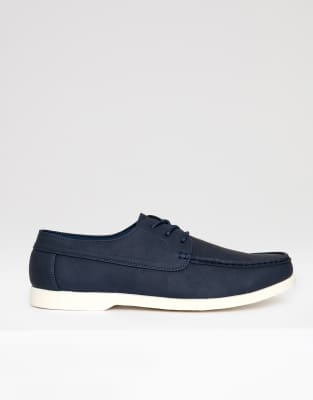  Faux suede boat shoes 