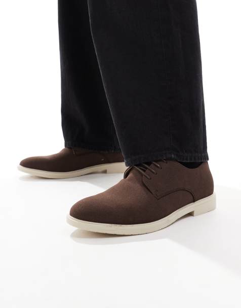 Threadbare Faux suede desert shoes in chocolate - view 1