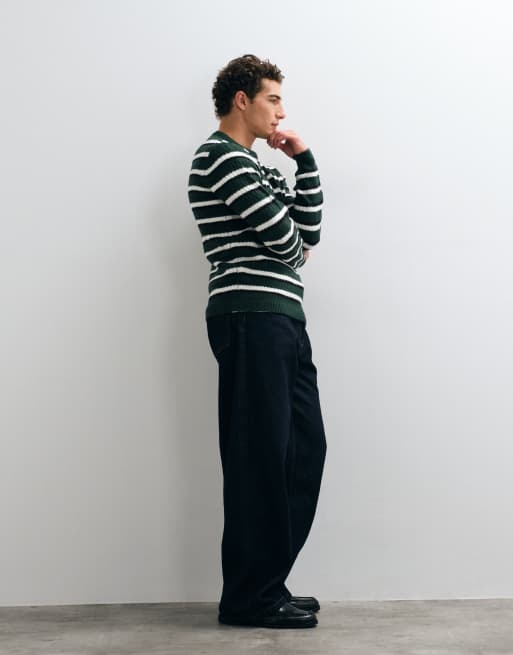 Threadbare Feinstrickpullover mit Streifen und Rundhalsausschnitt, 2 von 5